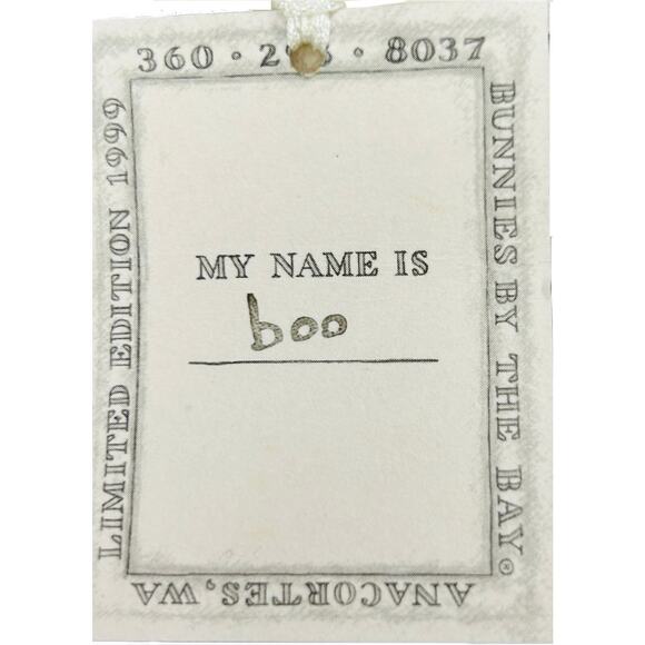 Bunnies by the Bay Sweet Buns PUNKIN & BOO 1999 Limited Edition Halloween - Picture 9 of 11